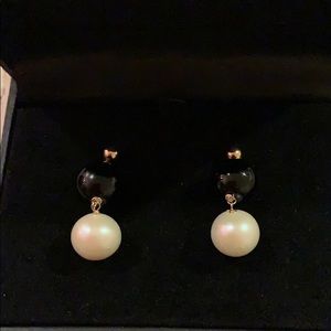 R.H. Macy & Co. 14k Gold Pearl Earrings
